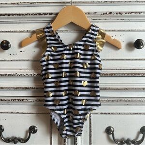 Baby Buns One Piece Swimsuit Size 12M